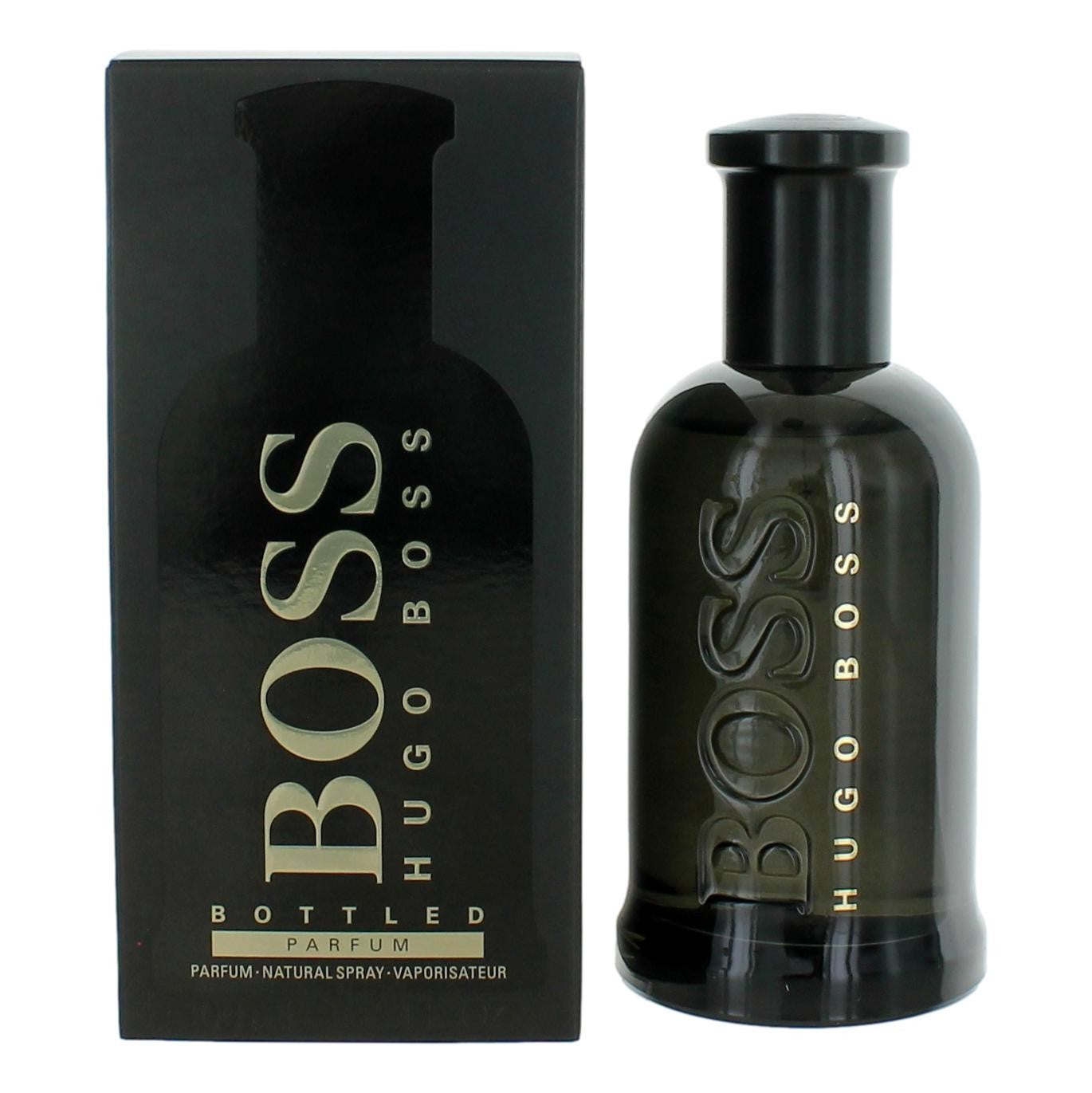 Bottle of Boss Bottled by Hugo Boss, 3.3 oz Parfum Spray for Men